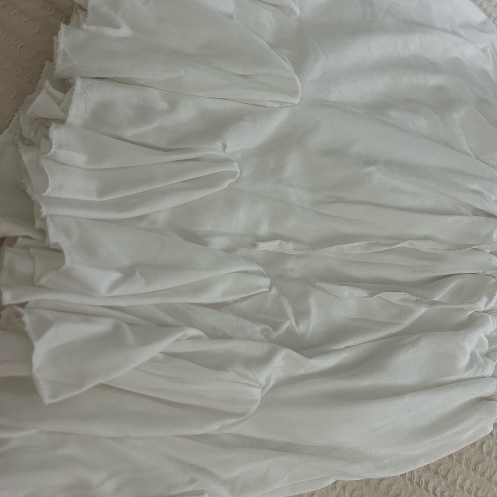 White Ruffled Skirt - Picture 5 of 5